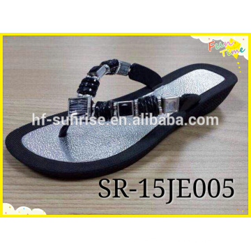 Air Sole Blowing Zapatilla Zapatos, diament pvc flat shoes